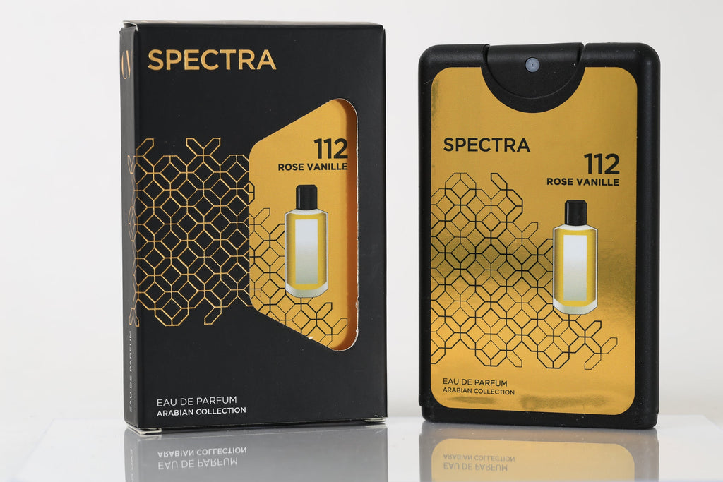 Spectra 112 Rose Vanilla pocket perfume 18ml